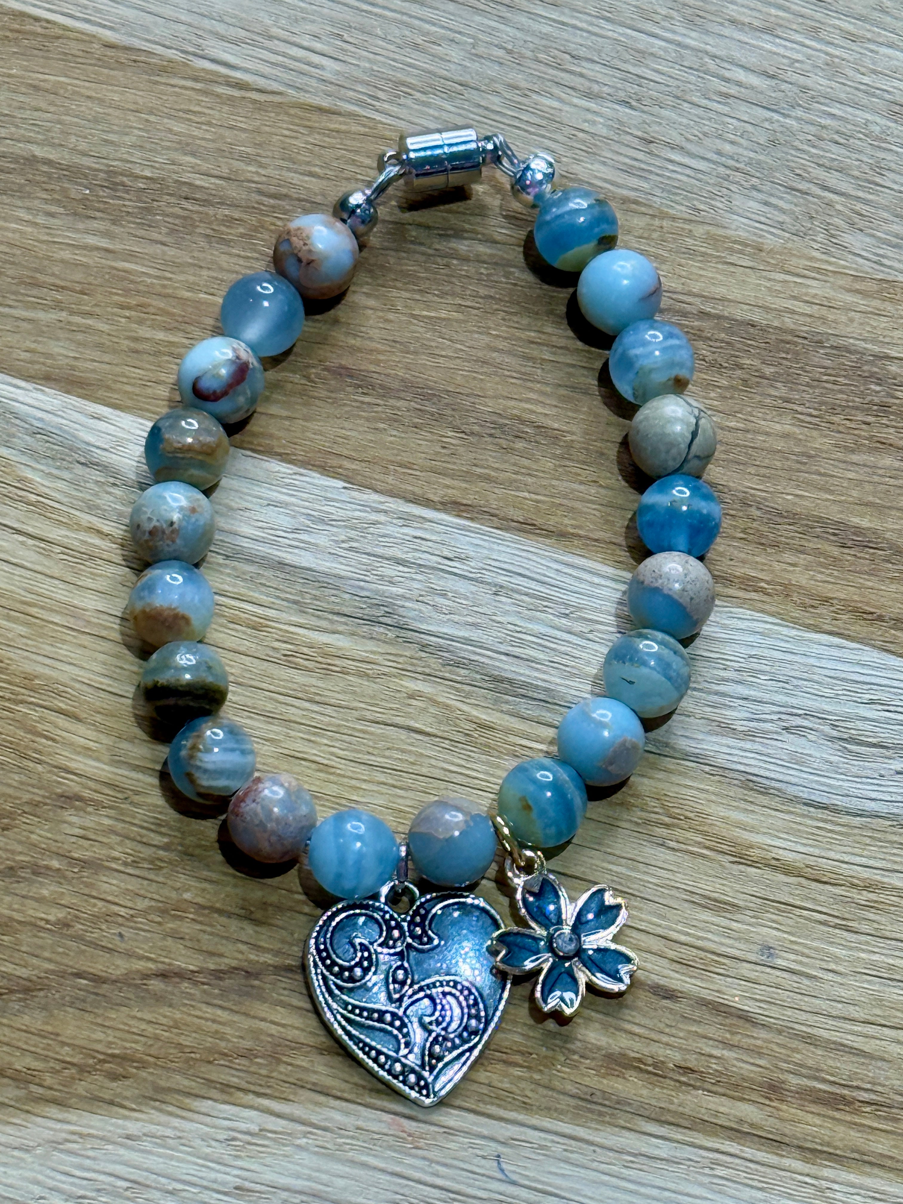 Bracelet-calcite-bleue